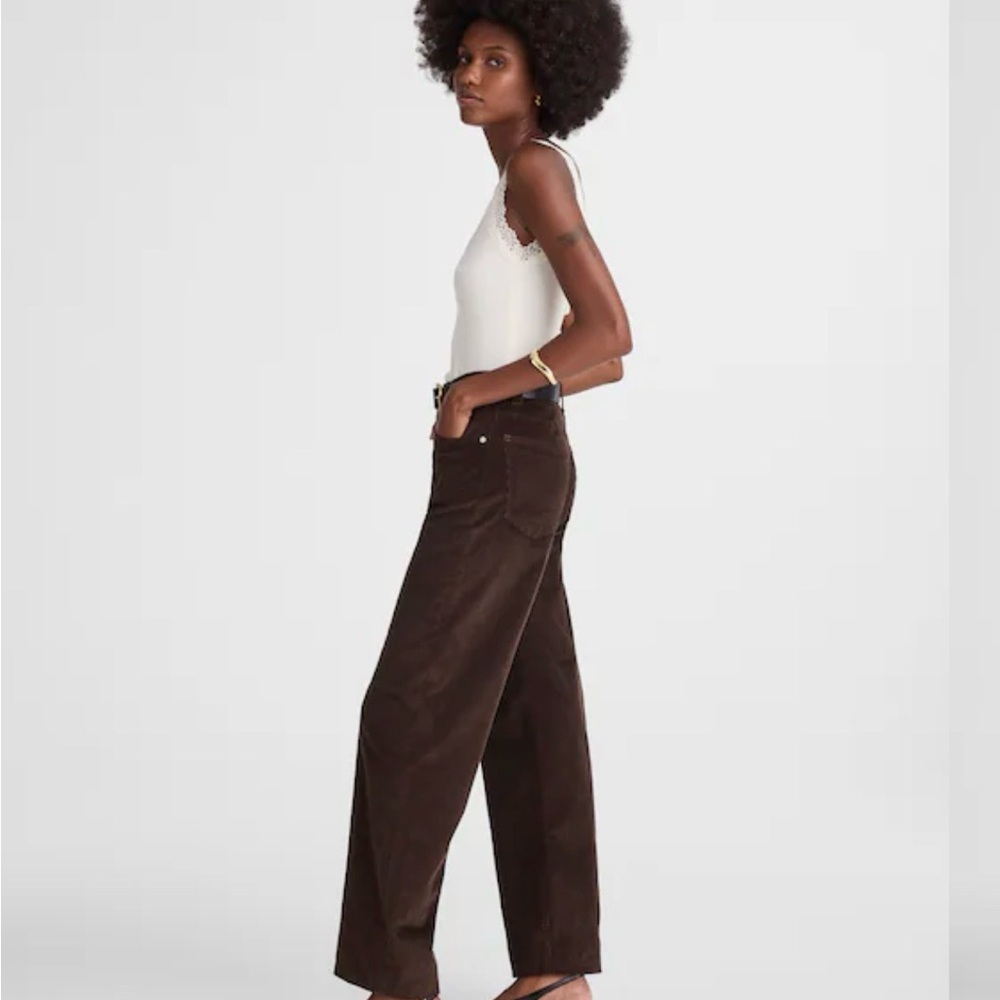 Madewell Brown Cordoruy The Balloon Pants Size 29 Retro 90s - Picture 6 of 12
